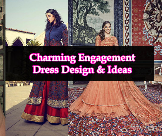 Charming Engagement Dress Designs for Bride